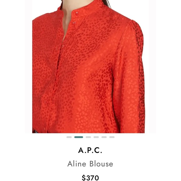 NWT - A.P.C. Blouse Aline size 34 (XS/S) - Picture 1 of 6